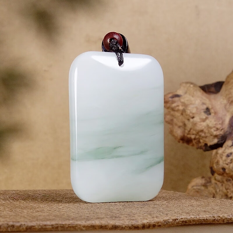 新疆白玉平安无事牌